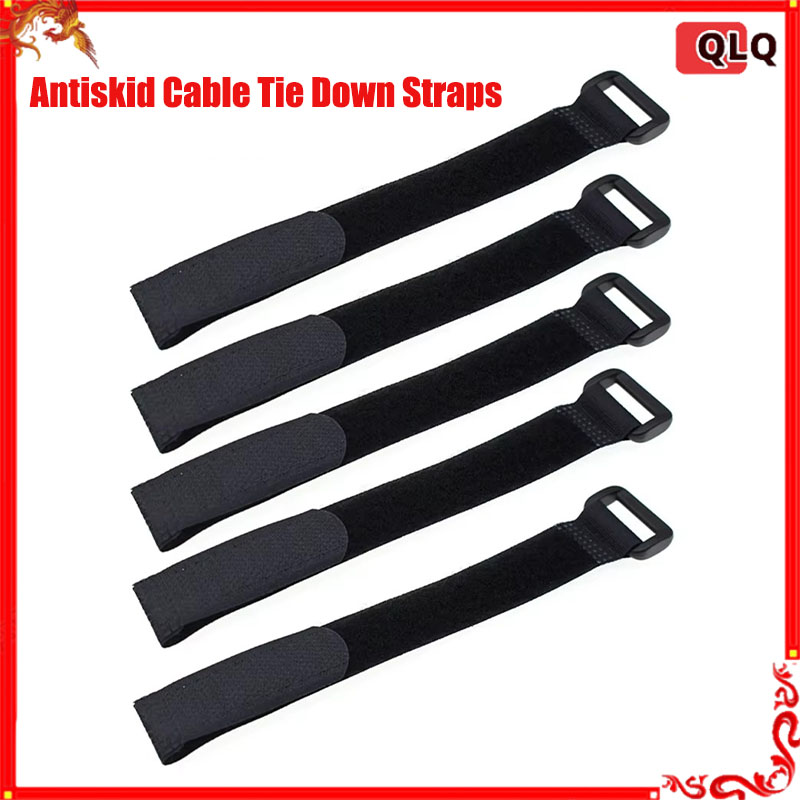 Drone Battery Strap - 5 stks/partijen Zwart Duurzaam Antislip Kabelbinders