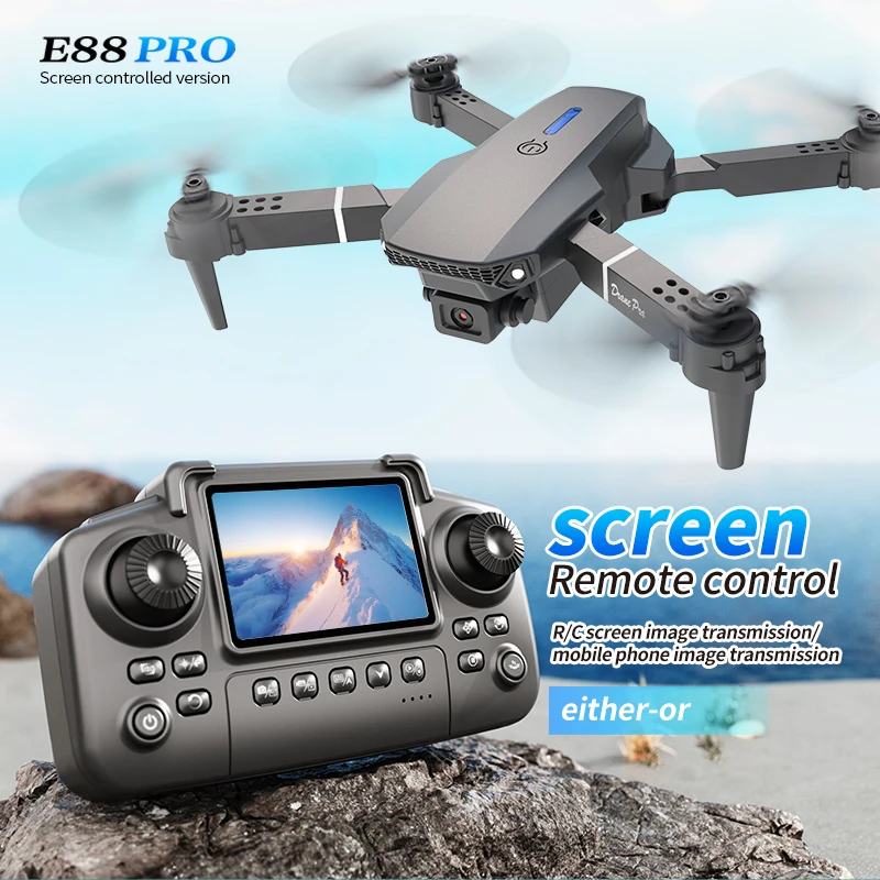Drone Battery Case - Professionele E88 PRO Drone met scherm,