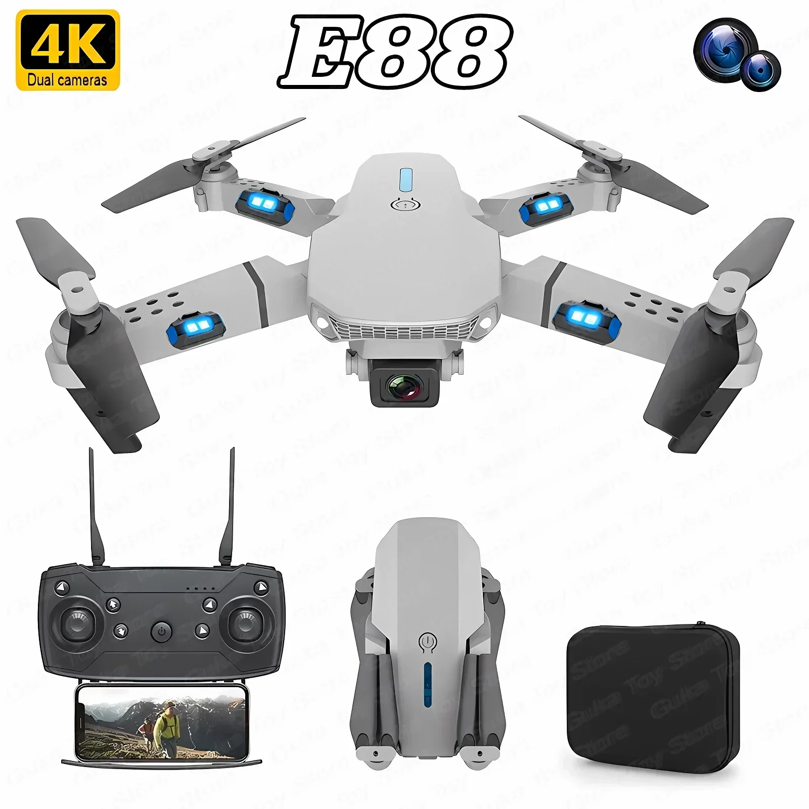 E88 Pro WIFI FPV Drone Grootho - Drone Battery Case recensie en prijs
