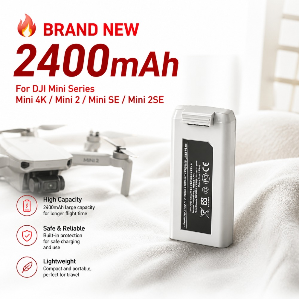 2400mAh Batterij voor DJI Mini - Drone Battery Smart recensie en prijs