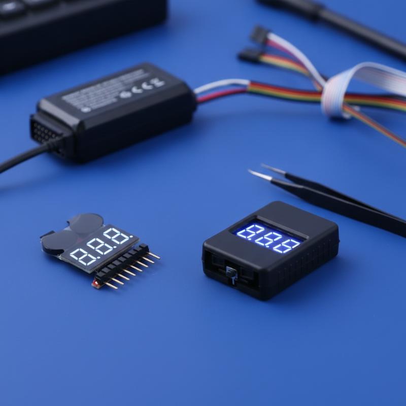 1-8S Lipo Batterijspanningsmet - Drone Battery Voltage Checker recensie en prijs